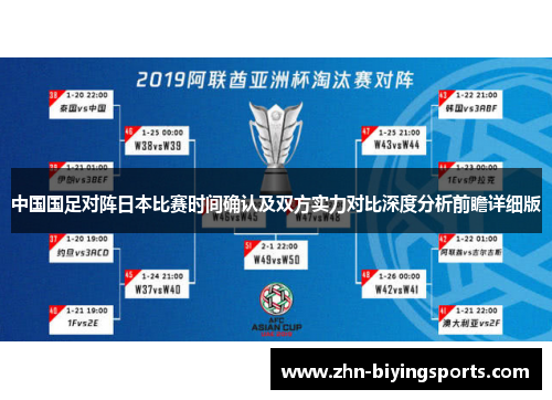 中国国足对阵日本比赛时间确认及双方实力对比深度分析前瞻详细版